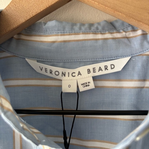 Veronica Beard CHELSEA STRIPED TUNIC NWT Sz 0‎ - Picture 7 of 9